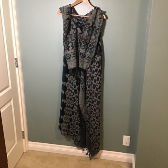 Knit long vest - Picture 2 of 5